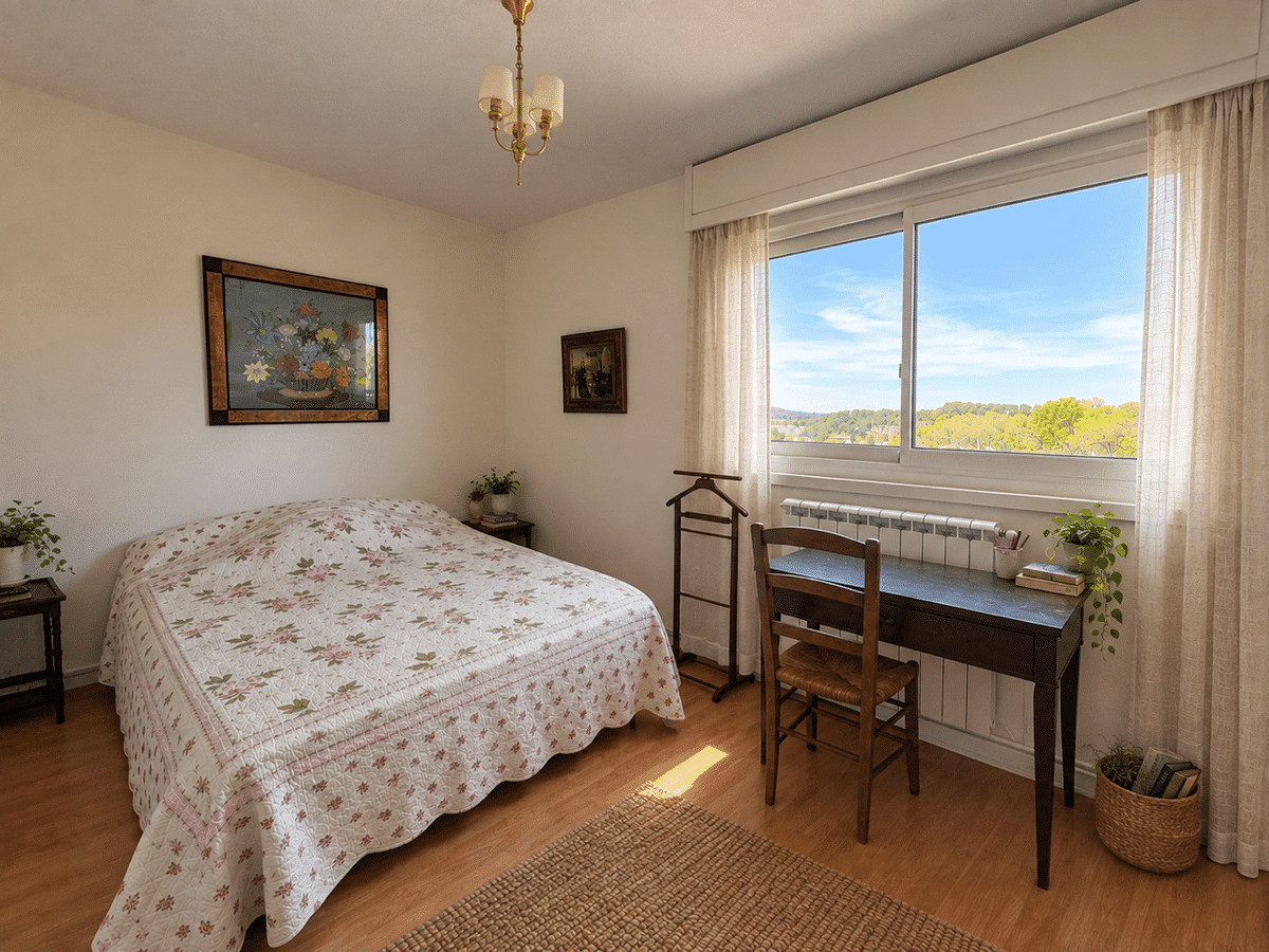 4-room apartment with terrace, garage, and cellar
